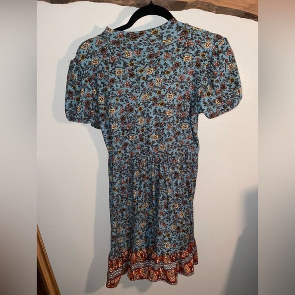 Knee Length Floral Short Sleeve Dress- Rue 21